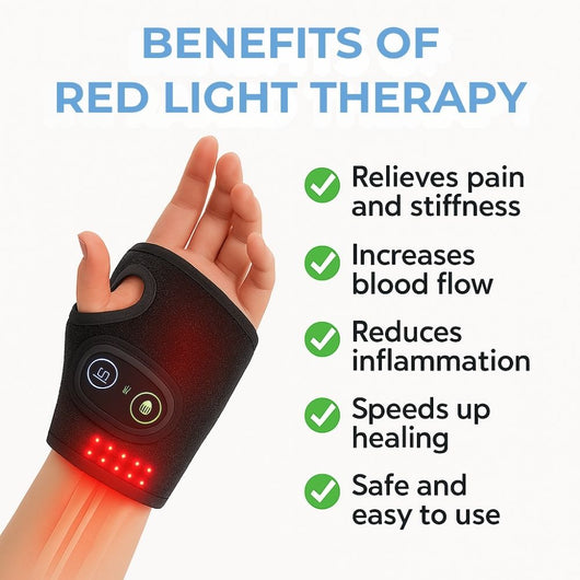 LumoFlex™ Rotlichttherapie-Handbandage