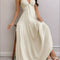 Gestuftes Maxikleid mit Neckholder