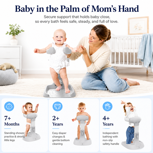Baby Standing Bath Support Rack