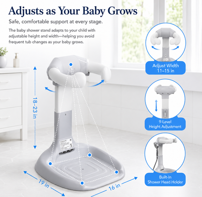Baby Standing Bath Support Rack