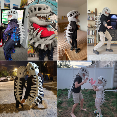 Dino Skeleton Costume