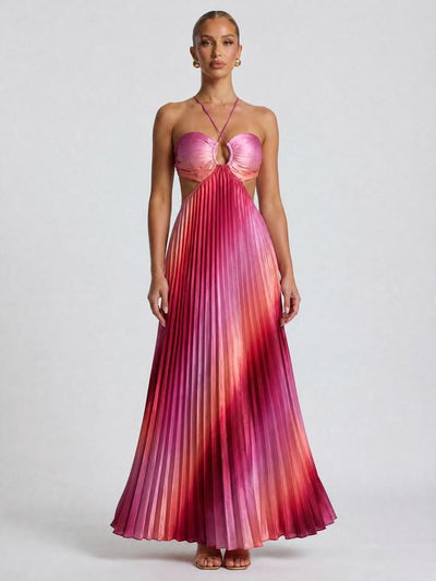 Aurora Plisseekleid