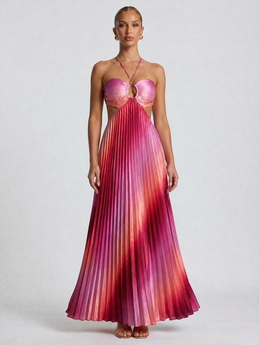 Aurora Plisseekleid