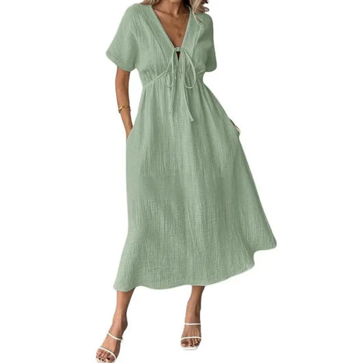 Cotton Midi Dress